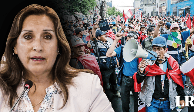 Las regiones en pide de lucha contra el Gobierno de Dina Boluarte. Foto: composición Fabrizio Oviedo