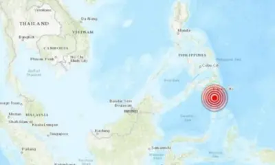 Terremoto de 7.6 se registra cerca de las costas de Filipinas y genera alerta de tsunami.