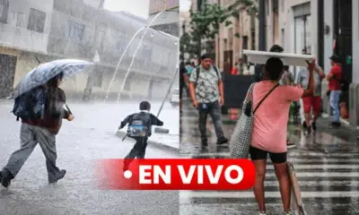 Umbral de peligro de lluvias pronosticadas por Senmahi está en naranja. Foto: composición LR/La República