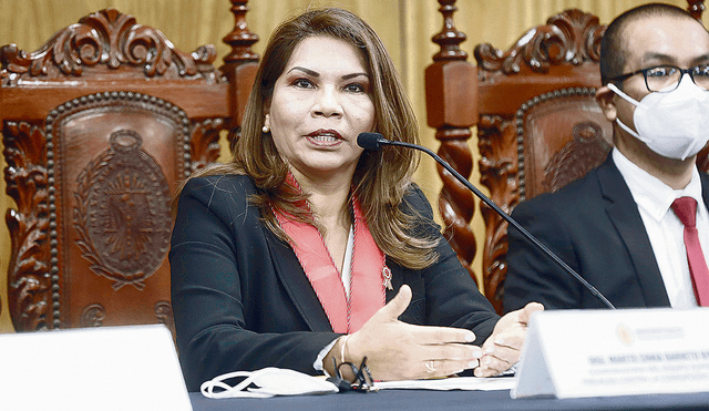 Patricia Benavides le pidió a Marita Barreto que viaje a Washington, pero no aceptó la jugada. Foto: difusión