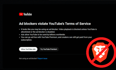 Por tener un adblocker integrado, Brave también habría sido bloqueado por YouTube. Foto: composición LR