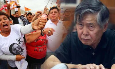 Alberto Fujimori sale en libertad luego de la decisión del Tribunal Constitucional.