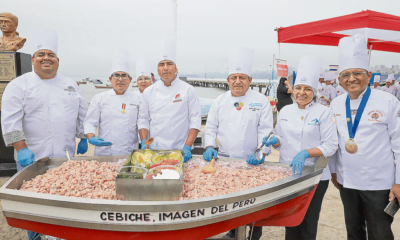 Orgullo. Empresarios, cocineros y pescadores lucieron contentos ante la designación del cebiche como Patrimonio Cultural Inmaterial de la Humanidad. Foto: difusión