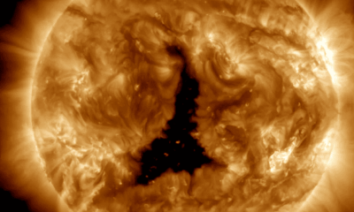 El fenómeno fue descubierto por el telescopio del Solar Dynamics Observatory de la NASA. Foto: NASA / SDO