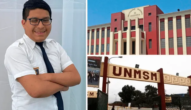 Joven que ingresó en primer puesto a UNI y San Marcos estudió en colegio de Carabayllo. Foto: composición LR