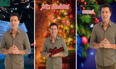 Los videos navideños de Chayanne tienen miles de likes. Foto: composición LR/captura de TikTok/@plantillas_capcut