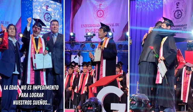 Las imágenes emocionaron a muchos usuarios en redes sociales. Foto: composición LR/TikTok/@apggraduaciones