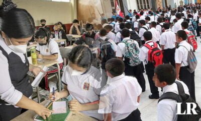 Escolares volverán a los colegios en la segunda semana de marzo de 2024. Foto: composición de Fabrizio Oviedo/La República