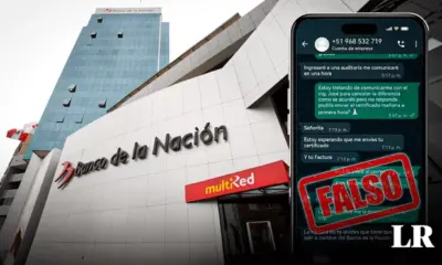 El Banco de la Nación alertó a la ciudadanía sobre convocatorias de trabajo y concursos falsos. Foto: composición de Gerson Cardoso/LR/Andina/BancoDeLaNación