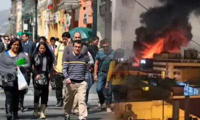 Incendio en Lima traería aires contaminantes a distritos de Cercado de Lima.