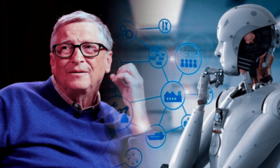 Bill Gates se mostró optimista con los avances que traerá la inteligencia artificial (IA) este 2024. Foto: composición LR/El País/Freepik