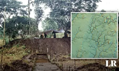 La compleja civilización fue descubierta cuando escaneaban la amazonía ecuatoriana desde el cielo. Foto: composición de Jazmín Ceras / La República / Antoine Dorison / Stéphen Rostain