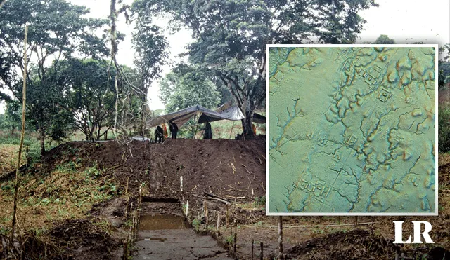 La compleja civilización fue descubierta cuando escaneaban la amazonía ecuatoriana desde el cielo. Foto: composición de Jazmín Ceras / La República / Antoine Dorison / Stéphen Rostain