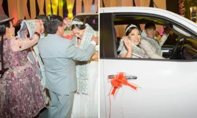 Bodas de Juliaca se caracterizan por los ostentosos regalos que recien los novios. Foto: composición LR/Bengi Prisma/ TikTok - Video: Bengi Prisma/ TikTok