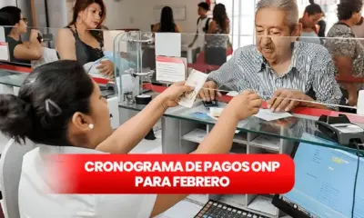 Entre el miércoles 7 y el lunes 12 de febrero, los pensionistas de la ONP podrán cobrar su dinero. Foto: composición de Jazmín Ceras/LR/Andina