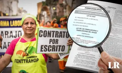 Las trabajadoras del hogar tienen derecho a contar con un contrato que debe ser registrado en el Ministerio de Trabajo. Foto: composición de Jazmin Ceras/LR/Andina/ElPeruano