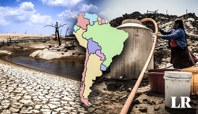 Otros 2 países sudamericanos también aparecen en la lista de países de Sudamérica que enfrentarán desafíos considerables por la escasez de agua hacia el 2040. Foto: composición de Fabrizio Oviedo/El País