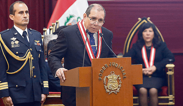 En acción. Javier Arévalo Vela debe garantizar un Poder Judicial libre de interferencias externas y procurar evitar cualquier “movida” que ponga en entredicho la autonomía de los jueces. Foto: Félix Contreras/La República