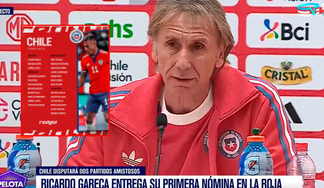 Ricardo Gareca asumió la selección chilena tras la salida de Eduardo Berizzo. Foto: captura de TNT Sports/La Roja