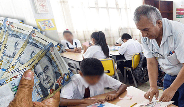 Sueldo de los docentes ha experimentado una importante variación. Foto: composiciónJazmín Ceras/LR/difusión