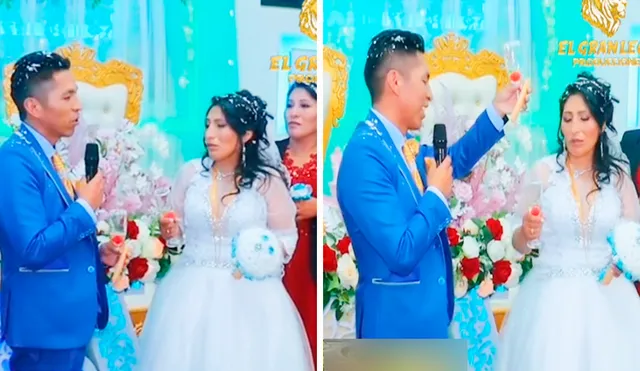 El novio conmovió los corazones de los usuarios en TikTok. Foto: composición LR/TikTok/@el.gran.len.produ