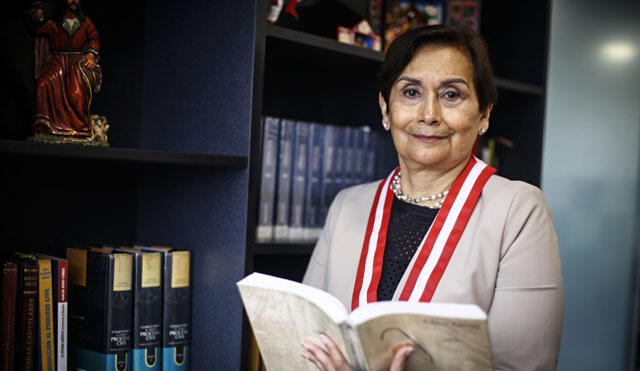 Inés Tello, magistrada de la JNJ, víctima de una sanción política del Congreso (Foto: Carlos Contreras - La República)