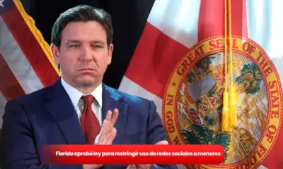 Ron DeSantis promulgó una ley que limita el acceso de los menores a las plataformas sociales. Foto: composición LR/X