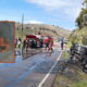 Puno. Incendio consumió vehículo en la zona conocida como Curva del Diablo. Foto: composición LR/Liubomir Fernández