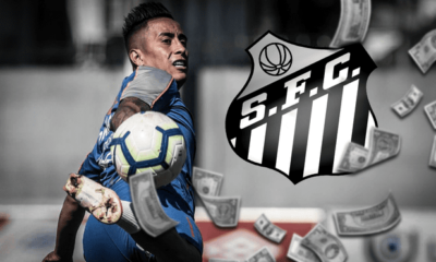 Christian Cueva jugó por Santos FC y San Pablo en Brasil. Foto: composición LR/Santos FC