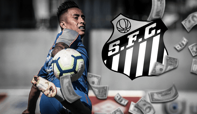 Christian Cueva jugó por Santos FC y San Pablo en Brasil. Foto: composición LR/Santos FC