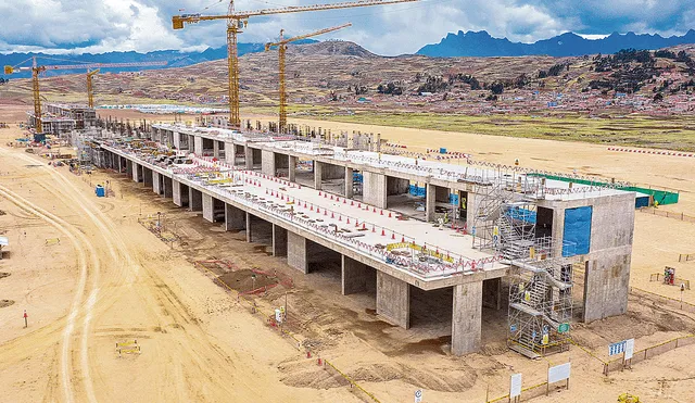 Proyección. Esperan que el aeropuerto internacional de Chinchero atienda una demanda de 7 millones de pasajeros al año. Foto: difusión