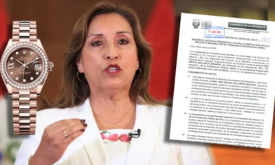 Congreso oficializa moción de vacancia contra Dina Boluarte.