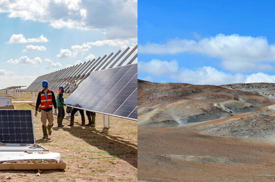 Planta solar fotovoltaica de Arequipa será la más grande del país con inversión privada. Foto: composición LR/Andina/Neurone