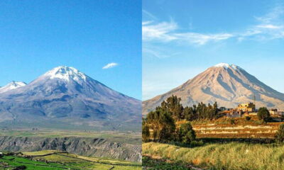 La belleza de ambos volcanes es apreciada por los turistas que los visitan. Foto: composición LR/Mincetur