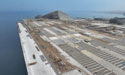 Megapuerto de Chancay. Cosco en Perú es 60% de su matriz china, y 40% de la peruana Volcan. Foto: difusión