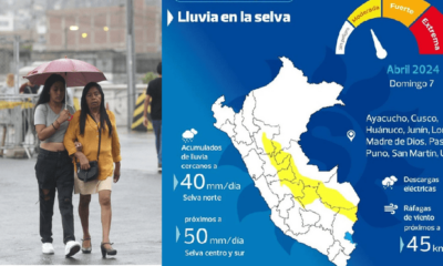 Senamhi recomienda tomar precauciones ante la presencia de lluvias. Foto: La República