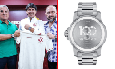 El reloj del centenario de Universitario de Deportes estará disponible a partir de este jueves 18 de abril. Foto: composición LR/ Universitario de Deportes