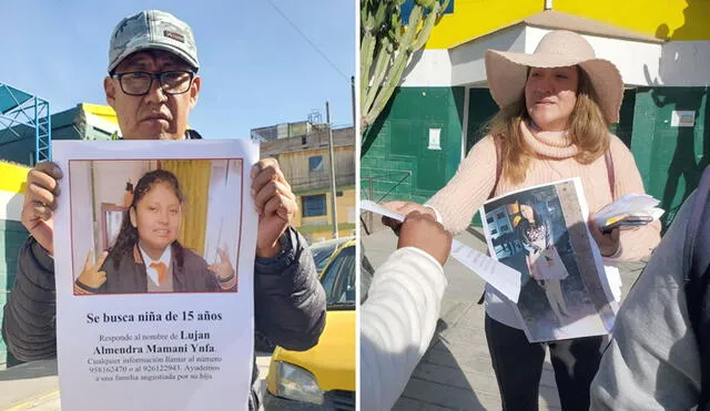 Padres de Luján la buscan intensamente en Arequipa. Foto: composición LR/Leonela Aquino