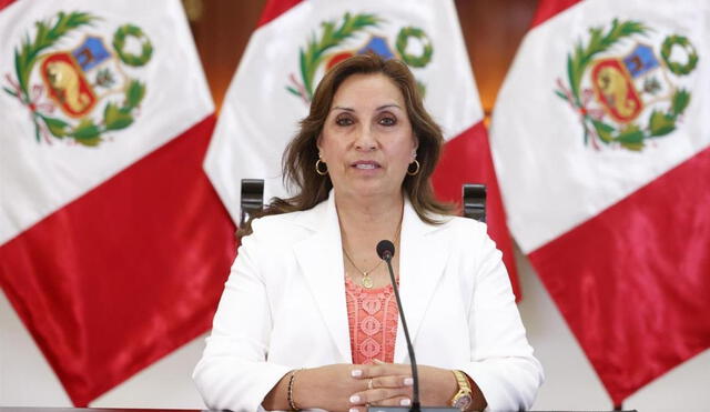 Dina Boluarte aseguró que seguirá en el cargo hasta el 2026. Foto: Presidencia