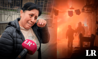 Comerciantes lloran por pérdidas millonarias en incendio cerca de Mesa Redonda. Foto: composición LR/Osmer Mina / URPI-LR