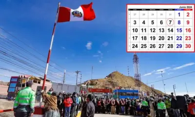 El feriado del 7 de junio se conmemorará en honor al Día de la Bandera y la batalla de Arica. Foto: composición LR/Andina/calendarpedia