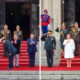 Gustavo Adrianzén y el ministro del Interior también participaron en la ceremonia. Foto: Andrea Jara