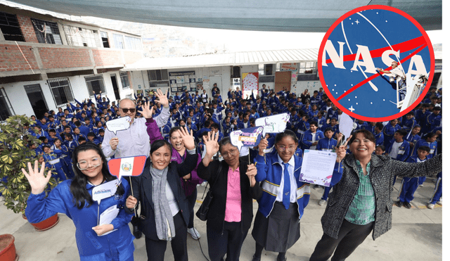 Anning, Claudia, Mahdithly, Yanet y Angela son las escoleras que representarán a Perú en esta edición del programa Ella es Astronauta. Foto: composición LR/Andina