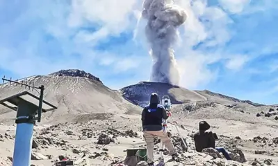 Volcán Sabancaya presentará intensas actividad en los próximos días. Foto: El Peruano