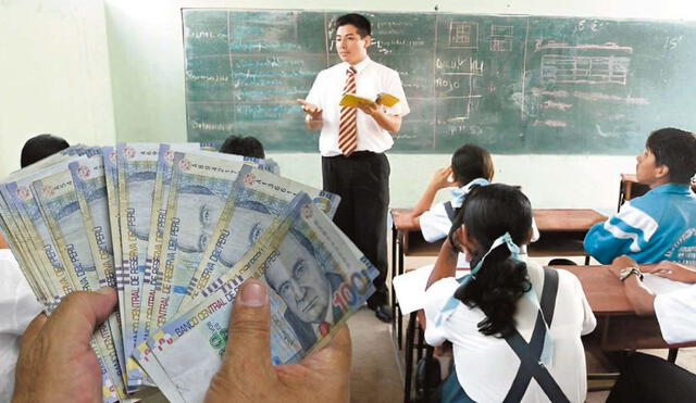 Bono por Escolaridad 2024 se entregará en junio para docentes y auxiliares contratados. Foto: composición propia