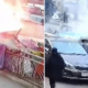 La mujer vivía en las calles desde hace año. Foto: captura