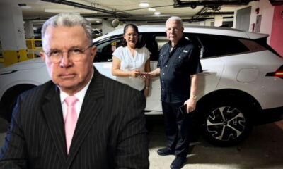 ¿El mejor jefe del mundo? Un empresario regala autos 0 km a sus empleados como reconocimiento por su esfuerzo. Foto: Composición LR. RPCTV / Twitter Juan Carlos Tapia