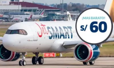 Viaja por Perú y el mundo con JetSmart: precios increíbles durante el Cyber Wow 2024.