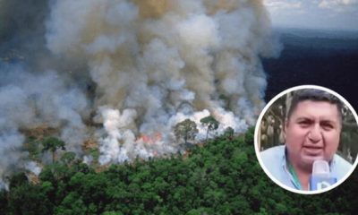 Incendio forestal en Amazonas se viene registrando desde hace 8 días.