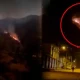 Incendio forestal llegó a Lima uy alerta a la población de Huaral.